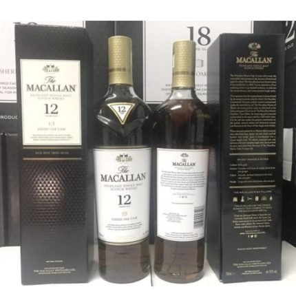 MACALLAN 12Y SHERRY 700ML ( 1 ขวด )